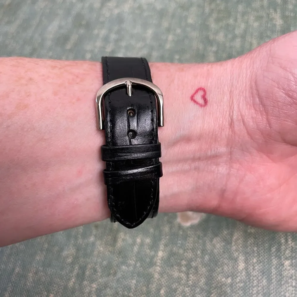 Harve Benard Watch and Leather Band EUC